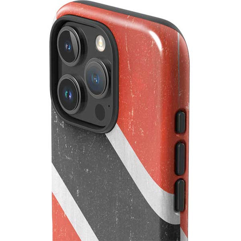Trinidad and Tobagao Flag Distressed iPhone 16 Pro Impact Case