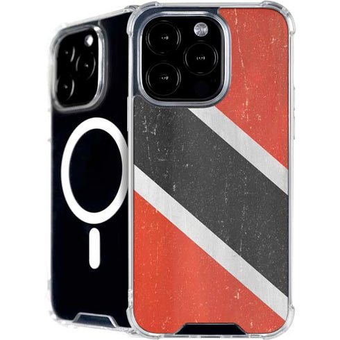 Trinidad and Tobagao Flag Distressed iPhone 16 Pro Max MagSafe Case