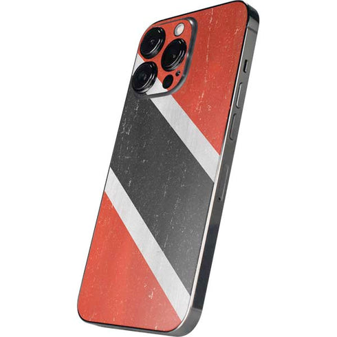 Trinidad and Tobagao Flag Distressed iPhone 16 Pro Skin