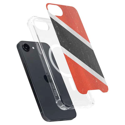 Trinidad and Tobagao Flag Distressed iPhone 16e MagSafe Case