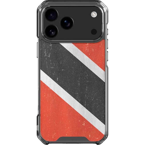 Trinidad and Tobagao Flag Distressed iPhone 18 Pro Max Clear Case