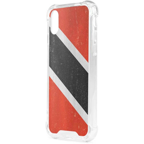 Trinidad and Tobagao Flag Distressed iPhone XS Clear Case