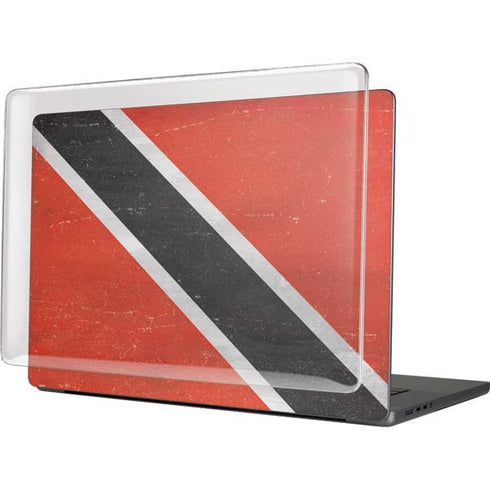 Trinidad and Tobagao Flag Distressed MacBook Cases