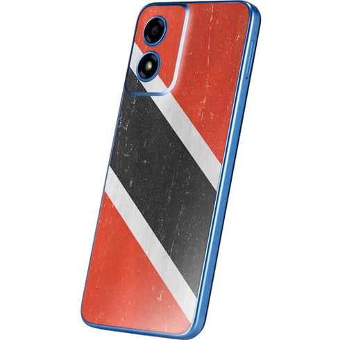 Trinidad and Tobagao Flag Distressed Moto G Play 4G (2024) Skin
