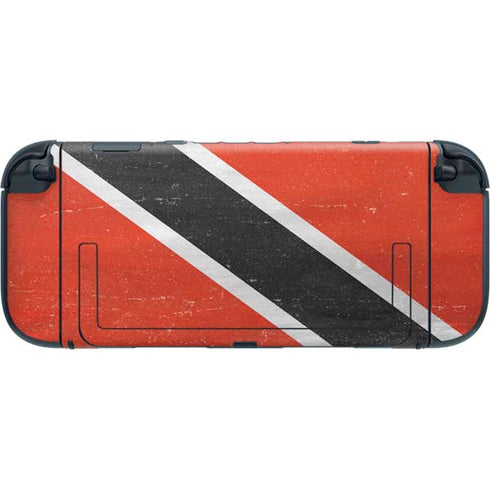 Trinidad and Tobagao Flag Distressed Nintendo Switch 2 (2025) with Joy-Con Skin
