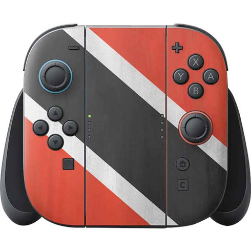 Trinidad and Tobagao Flag Distressed Nintendo Switch 2 (2025) Joy-Con Controller Skin