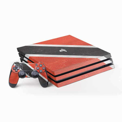 Trinidad and Tobagao Flag Distressed PlayStation PS4 Skins