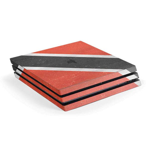 Trinidad and Tobagao Flag Distressed PlayStation PS4 Skins
