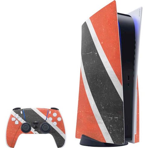 Trinidad and Tobagao Flag Distressed PlayStation PS5 Skins