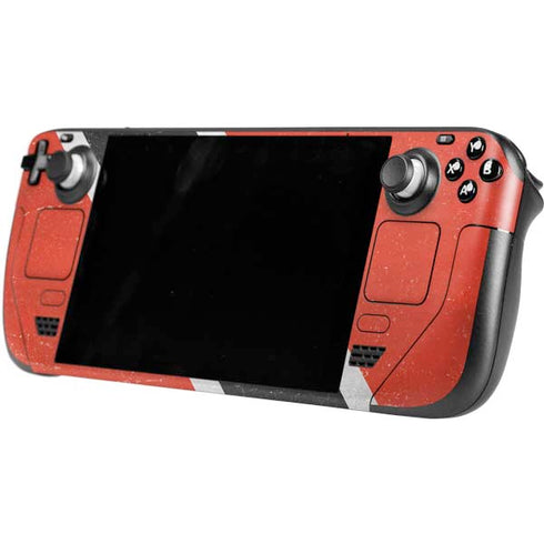 Trinidad and Tobagao Flag Distressed Steam Deck Handheld Gaming Computer OLED Skin