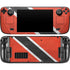 Trinidad and Tobagao Flag Distressed Steam Deck Handheld Gaming Computer Skin