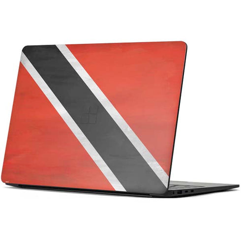 Trinidad and Tobagao Flag Distressed Surface Laptop 7 13.8in Skin