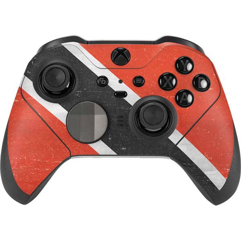 Trinidad and Tobagao Flag Distressed Xbox Elite Wireless Controller Series 2 Skin