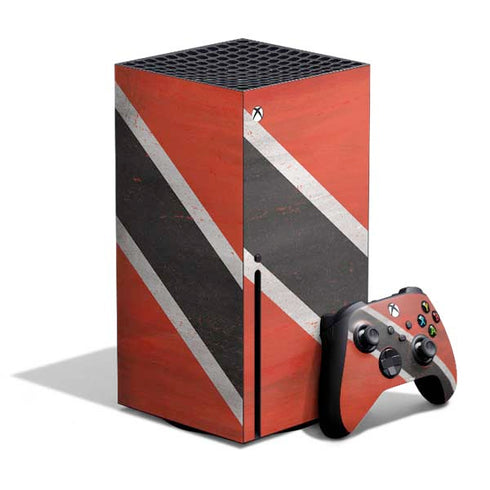 Trinidad and Tobagao Flag Distressed Xbox Series X Skins