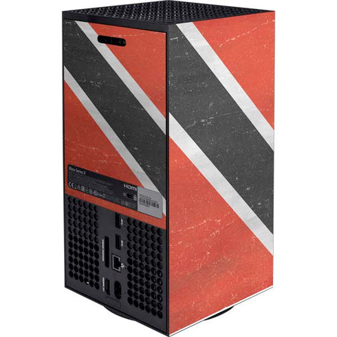 Trinidad and Tobagao Flag Distressed XBox Series X Digital Edition Bundle Skin