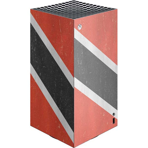 Trinidad and Tobagao Flag Distressed XBox Series X Digital Edition Console Skin
