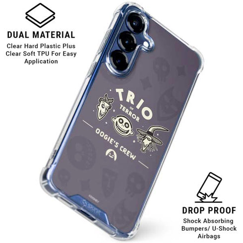 Disney The Nightmare Before Christmas Trio of Terror Galaxy S25 Plus Clear Case