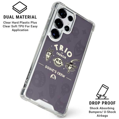 Disney The Nightmare Before Christmas Trio of Terror Galaxy S25 Ultra Clear Case