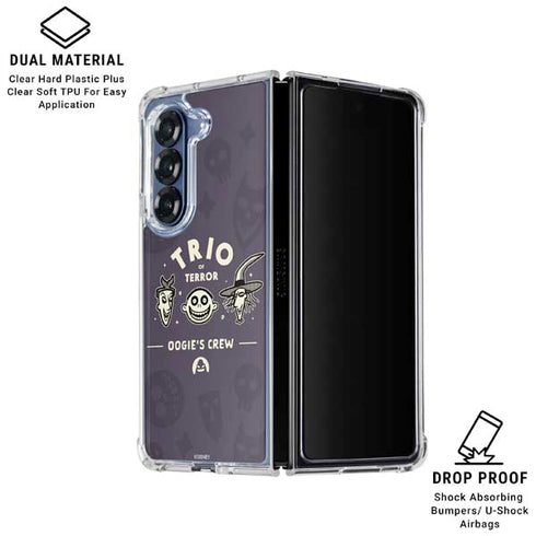 Disney The Nightmare Before Christmas Trio of Terror Galaxy Z Fold6 Clear Case
