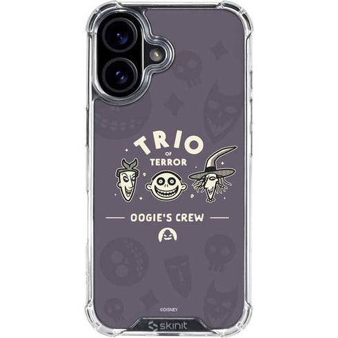 Disney The Nightmare Before Christmas Trio of Terror iPhone 16 Plus Clear Case