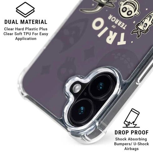 Disney The Nightmare Before Christmas Trio of Terror iPhone 17 Clear Case