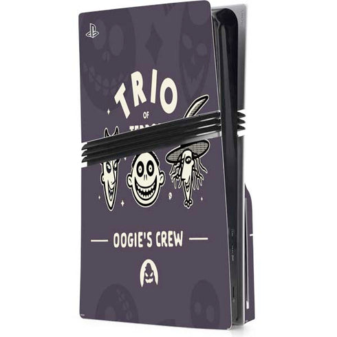 Disney The Nightmare Before Christmas Trio of Terror PS5 Pro Disk Console Skin