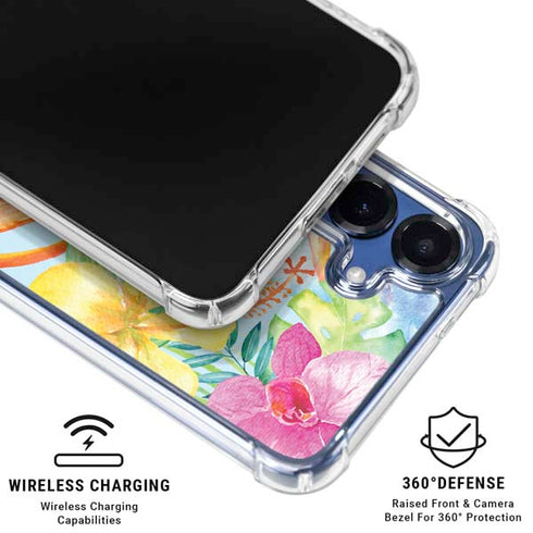 Tropical Daze Galaxy S25 Plus Clear Case