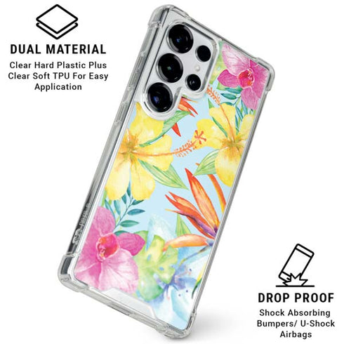 Tropical Daze Galaxy S25 Ultra Clear Case