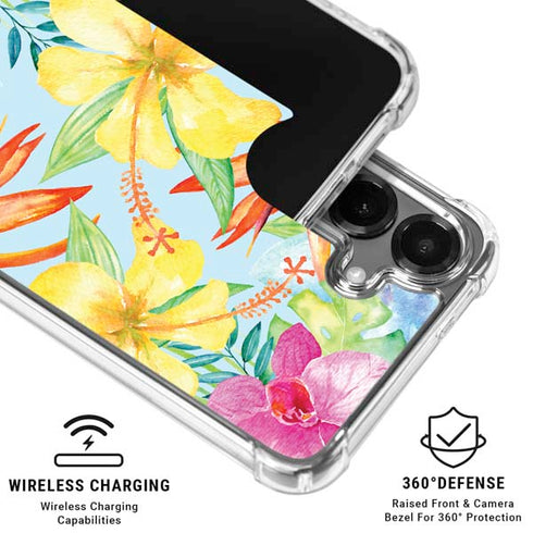 Tropical Daze Galaxy S26 Plus Clear Case