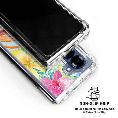 Tropical Daze Galaxy Z Fold6 Clear Case