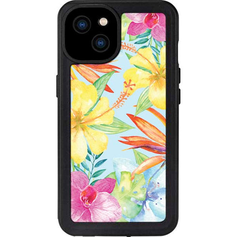 Tropical Daze iPhone 15 Plus Waterproof Case