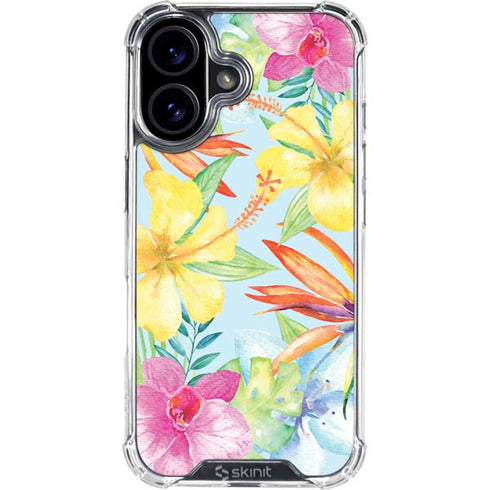 Tropical Daze iPhone 16 Plus Clear Case
