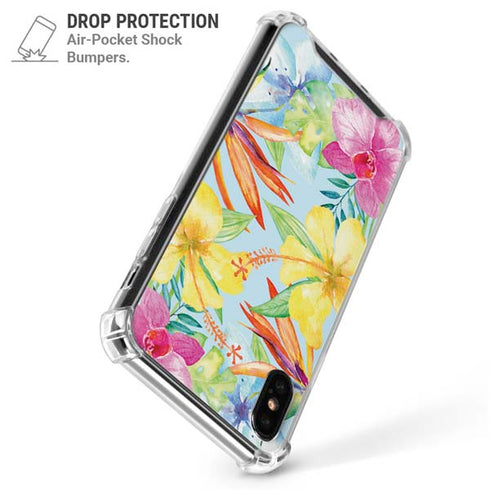 Tropical Daze iPhone X/XS Clear Case