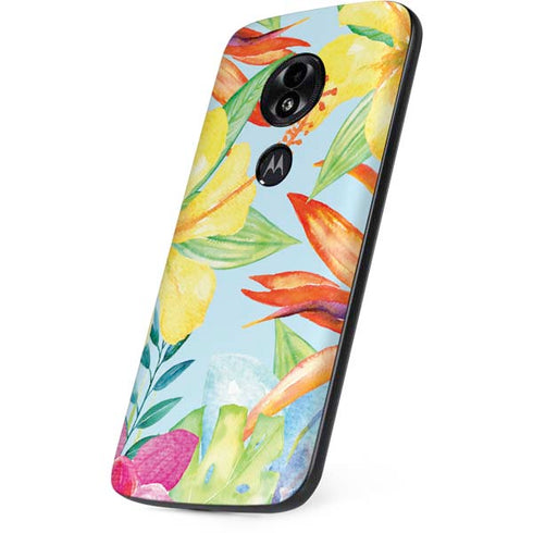 Tropical Daze Moto E5 Play Skin
