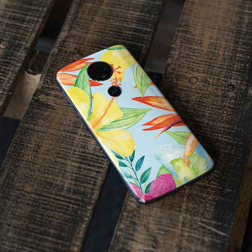 Tropical Daze Moto E5 Plus Skin