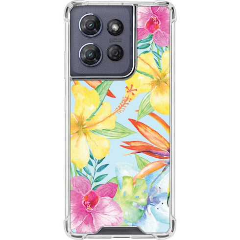 Tropical Daze Moto G 5G (2025) Clear Case