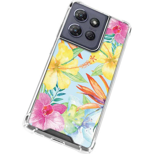 Tropical Daze Moto G 5G (2025) Clear Case