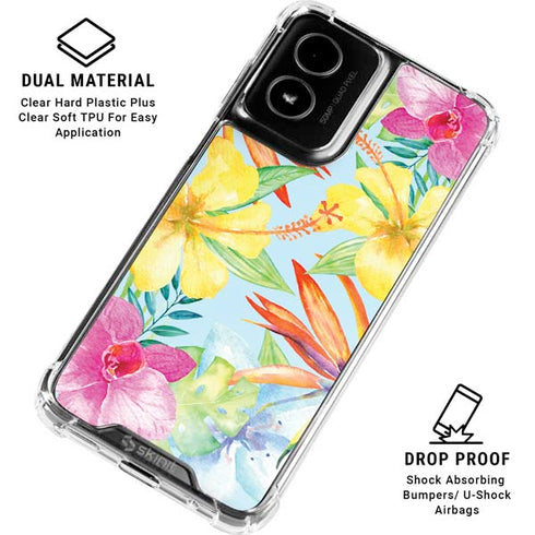 Tropical Daze Moto G Power 5G (2024) Clear Case