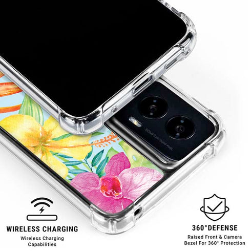 Tropical Daze Moto G Power 5G (2024) Clear Case