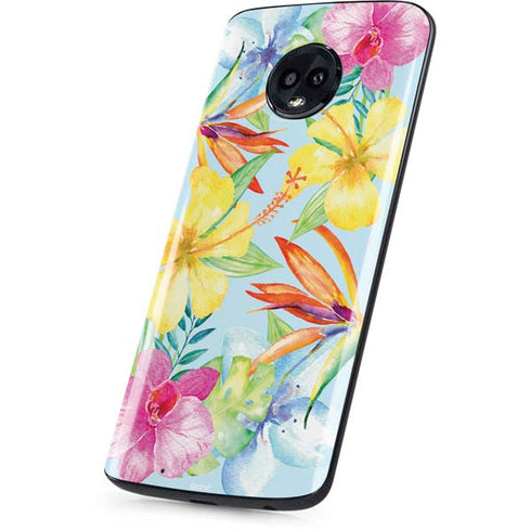 Tropical Daze Moto G6 Skin