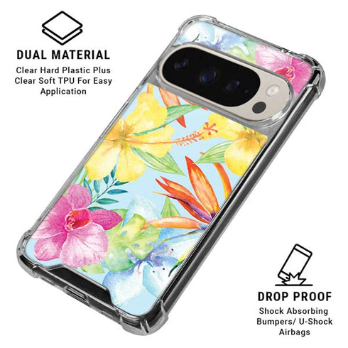 Tropical Daze Pixel 9/9 Pro Clear Case