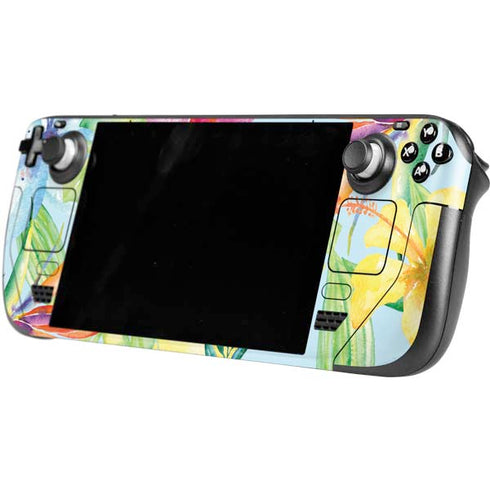 Tropical Daze Steam Deck Handheld Gaming Computer OLED Skin