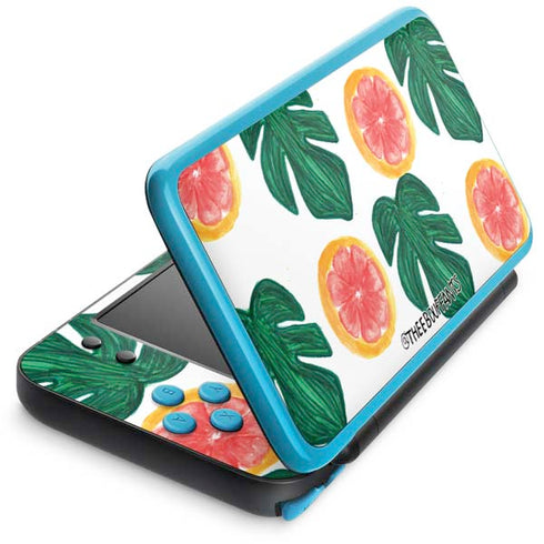 Bouffants and Broken Hearts Tropical Leaves and Citrus Nintendo Skins