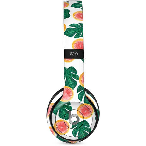 Bouffants and Broken Hearts Tropical Leaves and Citrus Beats Solo 2 Wired Skin