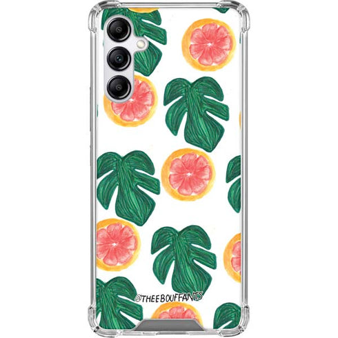 Bouffants and Broken Hearts Tropical Leaves and Citrus Gabb Phone 4 Clear Case