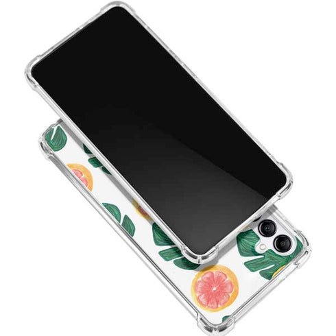 Bouffants and Broken Hearts Tropical Leaves and Citrus Gabb Phone 4 Clear Case