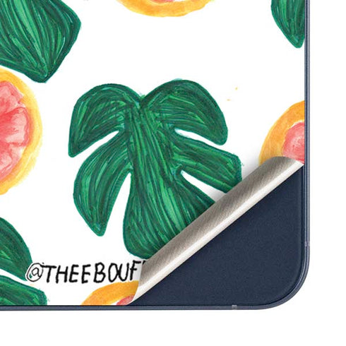 Bouffants and Broken Hearts Tropical Leaves and Citrus Galaxy A36 5G Skin