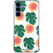 Bouffants and Broken Hearts Tropical Leaves and Citrus Galaxy A55 5G Clear Case