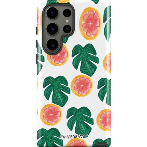 Bouffants and Broken Hearts Tropical Leaves and Citrus Galaxy S23 Ultra Pro Case