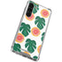 Bouffants and Broken Hearts Tropical Leaves and Citrus Galaxy S24 FE Clear Case